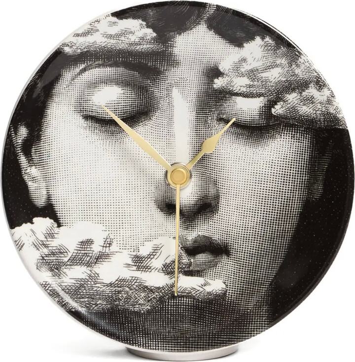 Figurative-Print Table Clock