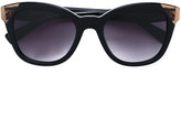 Valentino - lunettes de soleil oversize - women - PVC - Taille Unique