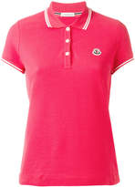 Thumbnail for your product : Moncler striped trim polo shirt
