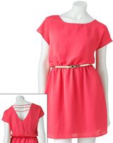 Thumbnail for your product : City Triangles open-back dress - juniors
