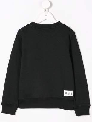 Calvin Klein Kids TEEN logo sweatshirt