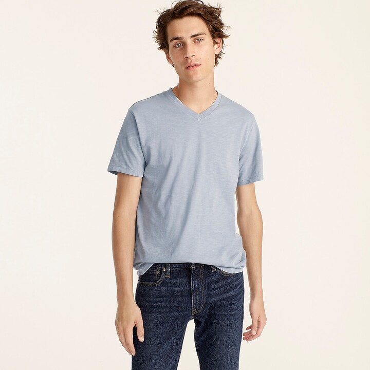 J crew men's v neck t shirt Clearance