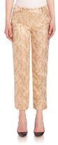 Thumbnail for your product : Michael Kors Collection Foliage Motif Straight Pants