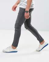 Thumbnail for your product : Brave Soul Skinny Jeans with Knee Rips