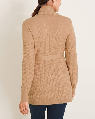 Chico's Cable-Detail Cardigan Sweater