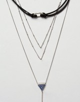 Thumbnail for your product : Glamorous Delicate Layering Choker Set
