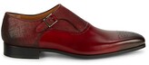 Thumbnail for your product : Magnanni Ames Leather Monk-Strap Shoes