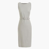 Thumbnail for your product : J.Crew Belted sheath dress in two-way stretch cotton
