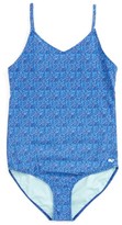 Thumbnail for your product : Vineyard Vines Girl's Palmetto Print One-Piece Swimsuit