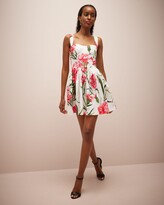 Thumbnail for your product : Dolce & Gabbana Floral Print Sweetheart Mini Dress