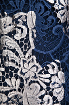 Thumbnail for your product : Cynthia Rowley Foiled Lace Fitted Tank Dress