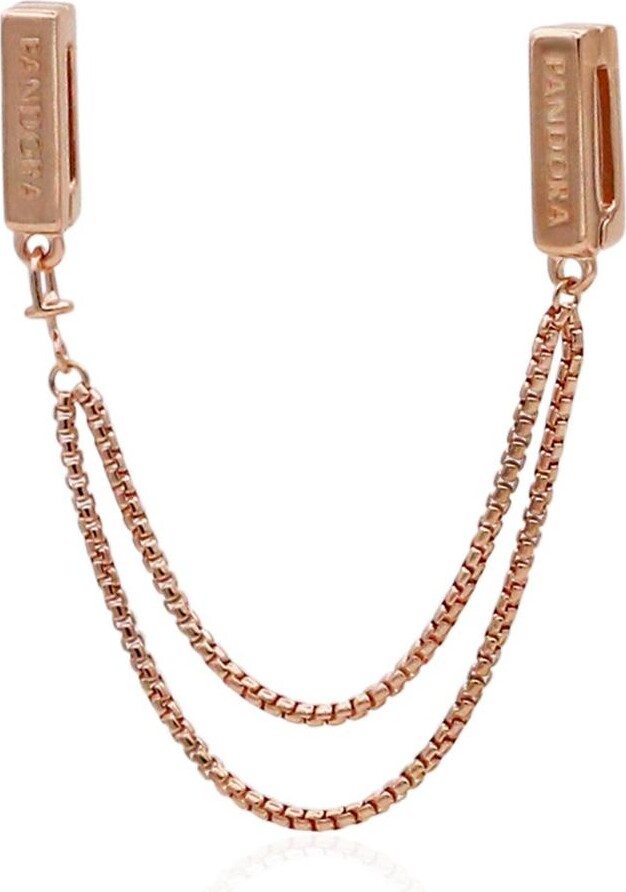 Reflexions Floating Chains Safety Chain - PANDORA Rose