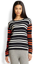 Thumbnail for your product : Chinti and Parker Mixed-Stripe Cashmere Sweater