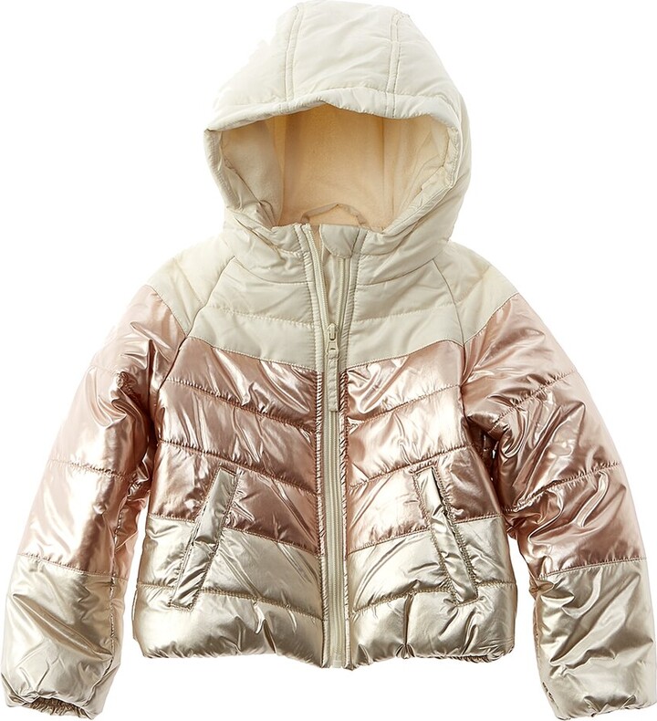 Rothschild Kids Tricolor Metallic Bubble Jacket ShopStyle Girls