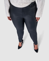 Thumbnail for your product : Something 4 Olivia Gabrielle Lift & Shape Coated Jeans