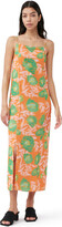 Thumbnail for your product : Ganni Printed Light Crepe Slip Dress
