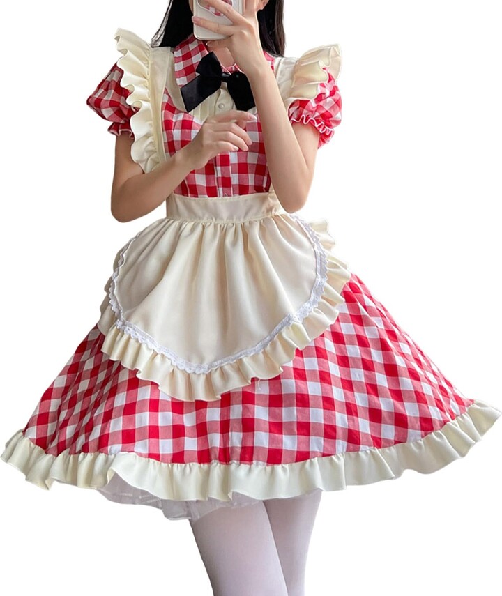 Soolike Women's Sexy Maid Outfit Sexy Outfit Cute Lolita French Maid