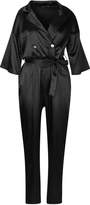Thumbnail for your product : boohoo Satin Wrap Jumpsuit