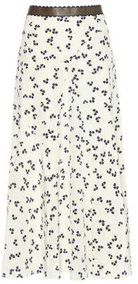 Roksanda Moraya printed silk midi skirt