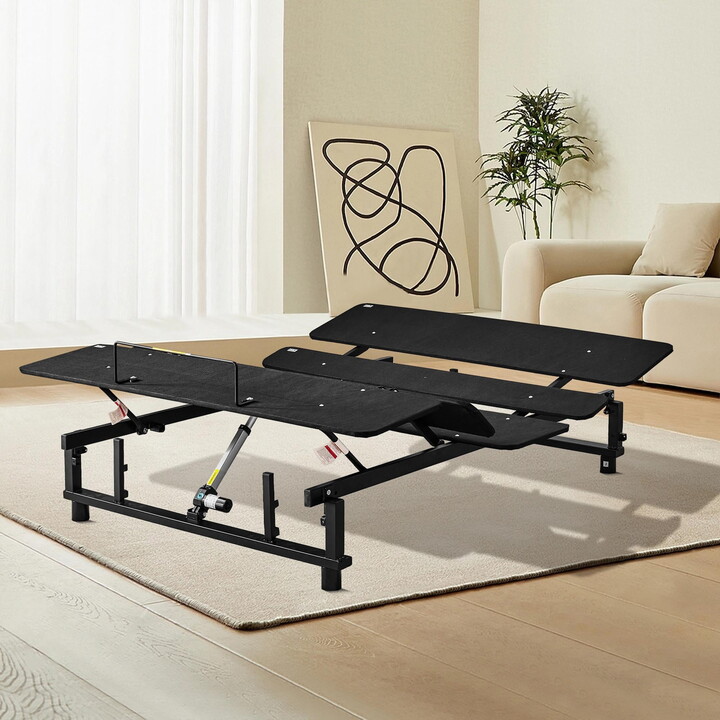 Gewnee Queen Size Adjustable Bed Base Frame with New Generation Motor, Wireless Remote