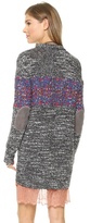Thumbnail for your product : Twelfth St. By Cynthia Vincent Elbow Patch Oversized Cardigan