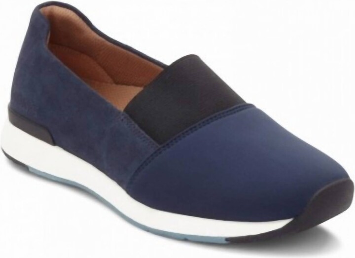 Vionic Women's Cameo Slip On Shoes In Navy