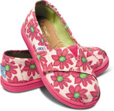 Thumbnail for your product : Toms Pink Daisy Tiny Classics