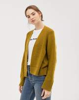 Thumbnail for your product : ASOS DESIGN eco cardigan in fluffy yarn