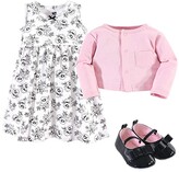 Thumbnail for your product : Hudson Baby Cotton Dress, Cardigan and Shoe Set (Infant)
