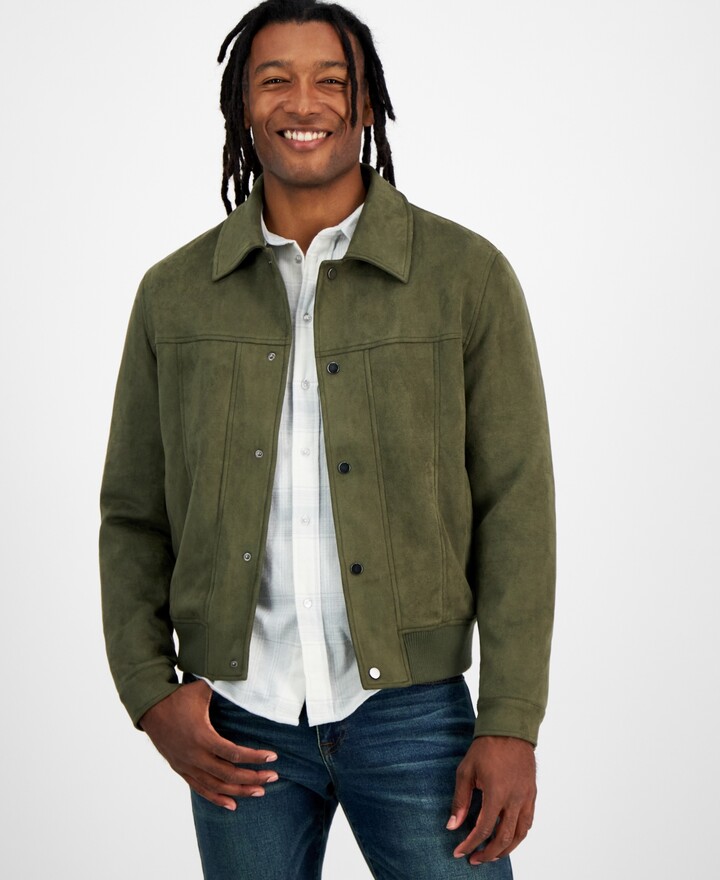 And Now This Men's Faux-Suede Jacket, Created for Macy's - ShopStyle