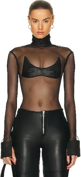 Women's Leather Bodysuits