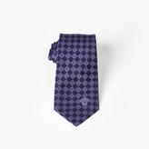 Thumbnail for your product : Versace Diamond Checkered Silk Tie In Light And Dark Blue