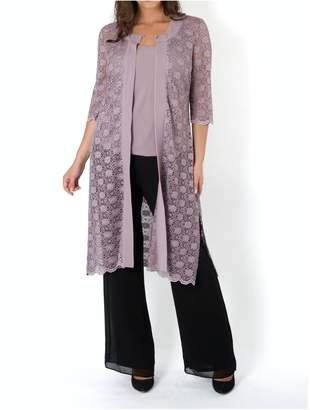 House of Fraser Chesca Chiffon Trouser with Jersey Lining