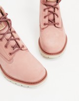 Thumbnail for your product : CAT Footwear Caterpillar Lyric Bold leather boots in pink
