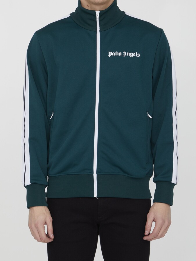 Palm Angels Green track jacket ShopStyle