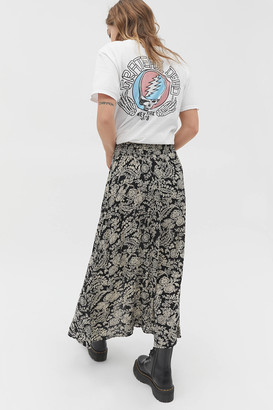 Urban Outfitters Beach Button-Front Maxi Skirt