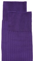 Thumbnail for your product : Pantherella Danvers Ribbed-knit Socks - Purple