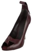 Thumbnail for your product : Alexander Wang Leather Peep-Toe Pumps