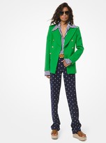 Thumbnail for your product : Michael Kors Collection Wool Crepe Broadcloth Blazer