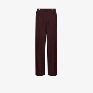 Wales Bonner Hanover Relaxed Cotton Trousers - Men's - Cotton/Recycled Polyester