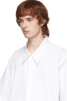 Thumbnail for your product : Maison Margiela White Heavy Poplin Short Sleeve Shirt