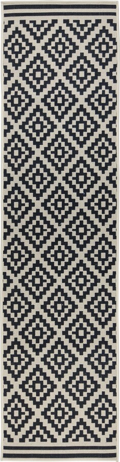 Flair Moretti Indoor Outdoor Runner Black - ShopStyle Rugs