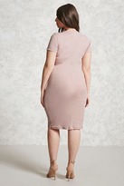 Thumbnail for your product : Forever 21 Plus Size Bodycon Henley Dress