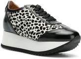 Thumbnail for your product : Alexander Smith animal printed platform sneakers