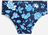 Thumbnail for your product : J.Crew High-rise bikini bottom in midnight-blue floral