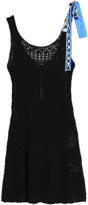 Emilio Pucci Bow-embellished Crocheted Cotton Dress