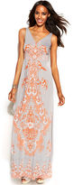 Thumbnail for your product : INC International Concepts Sleeveless Printed Maxi Dress