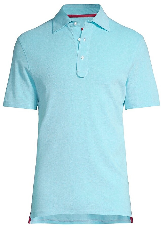 teal blue polo