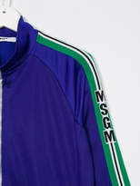 Thumbnail for your product : MSGM Kids zip front track top