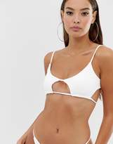 Thumbnail for your product : Frankie's Bikinis Frankie S Willa cut out bikini top